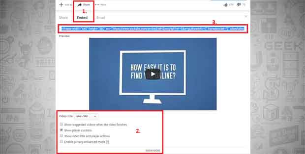 How to Embed a Youtube Videos?